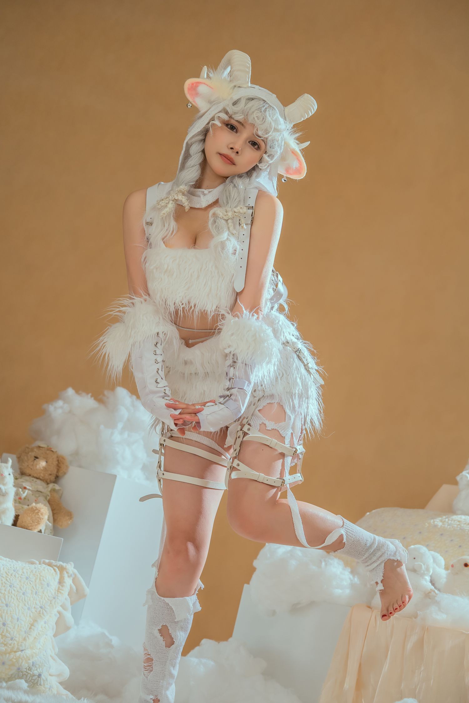 美女动漫博主七月喵子性感Cosplay写真幻想兽娘集 日食篇 (15)