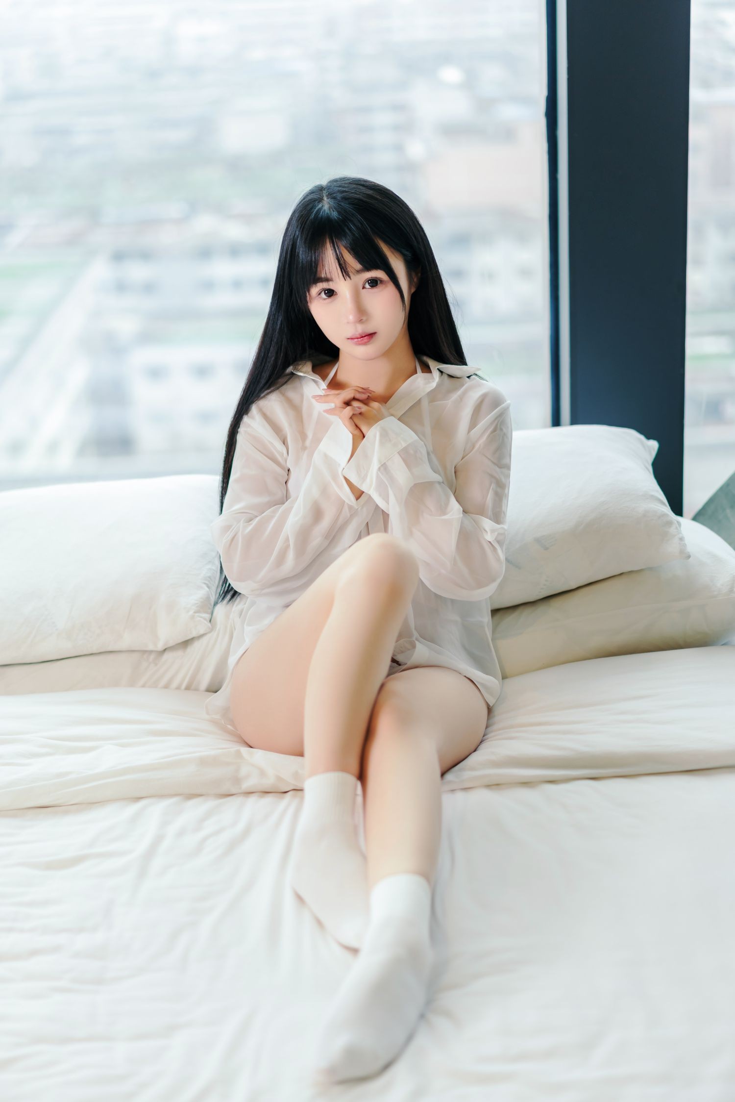 美女动漫博主桜井宁宁性感Cosplay写真男友衬衫 (3)