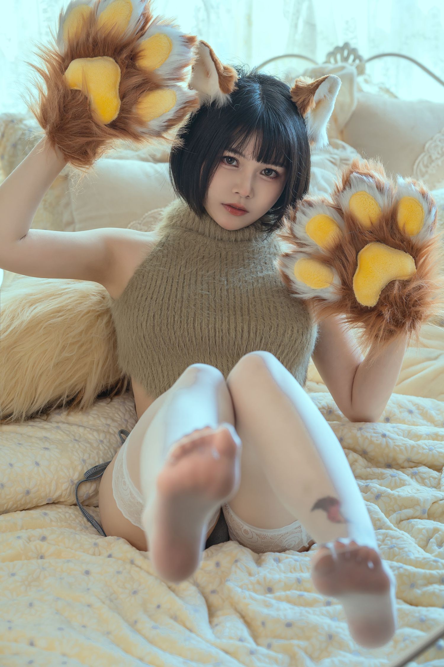 美女动漫博主七月喵子性感Cosplay写真幻想兽娘集 日食篇 (47)