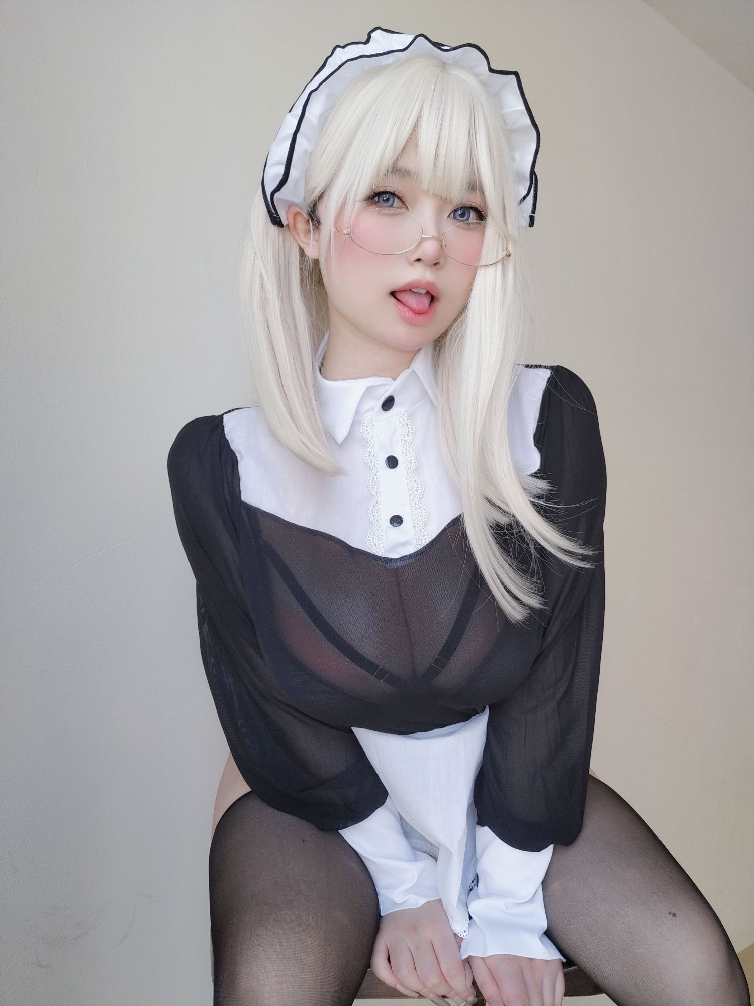 美女动漫博主女主K性感Cosplay写真主人的女仆 (16)