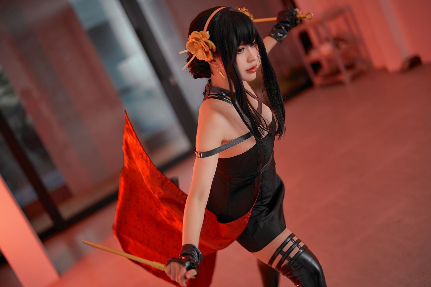 美女动漫博主 PingPing 性感Cosplay写真 Yor (5)