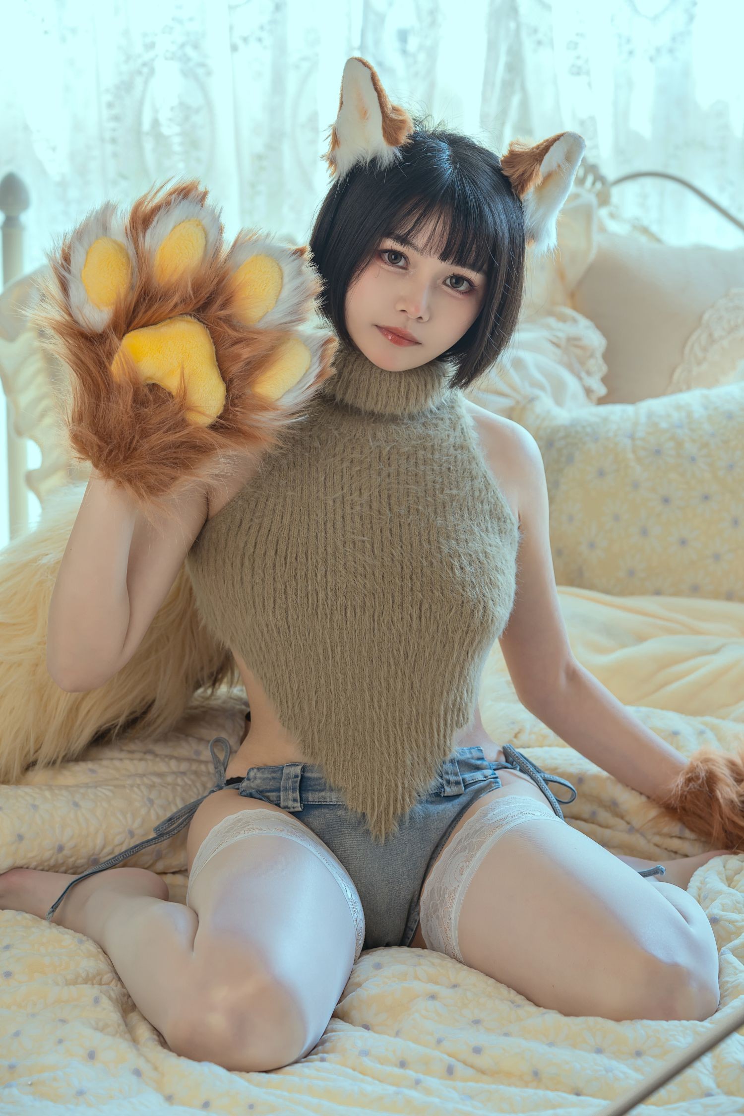 美女动漫博主七月喵子性感Cosplay写真幻想兽娘集 日食篇 (48)