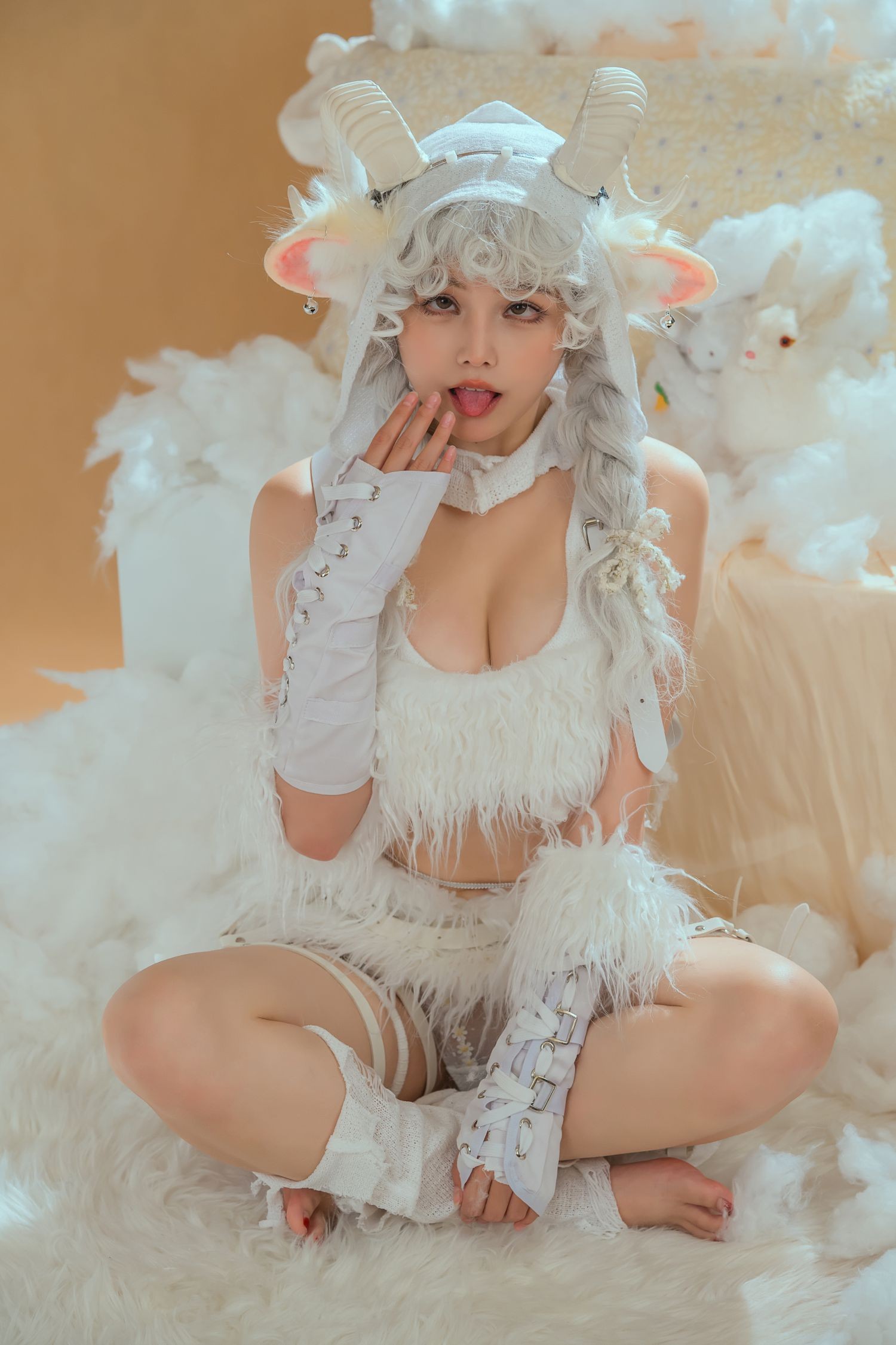 美女动漫博主七月喵子性感Cosplay写真幻想兽娘集 日食篇 (3)