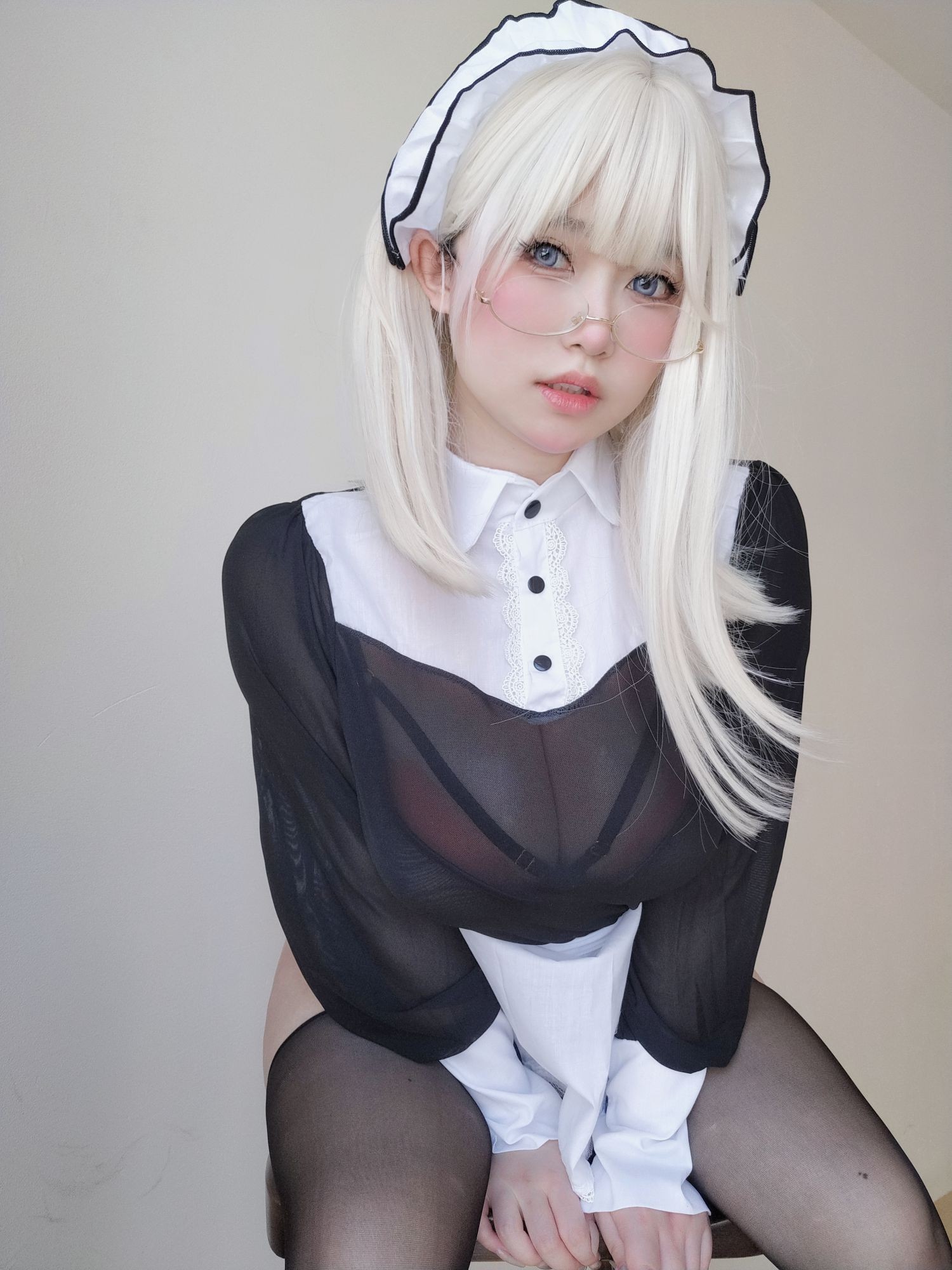 美女动漫博主女主K性感Cosplay写真主人的女仆 (15)