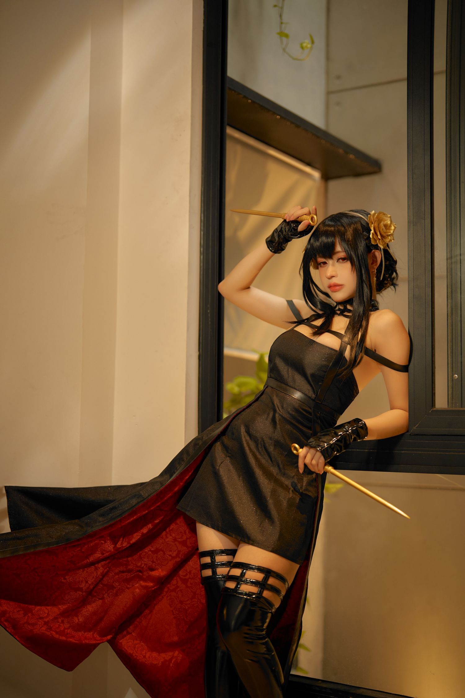 美女动漫博主 PingPing 性感Cosplay写真 Yor (9)