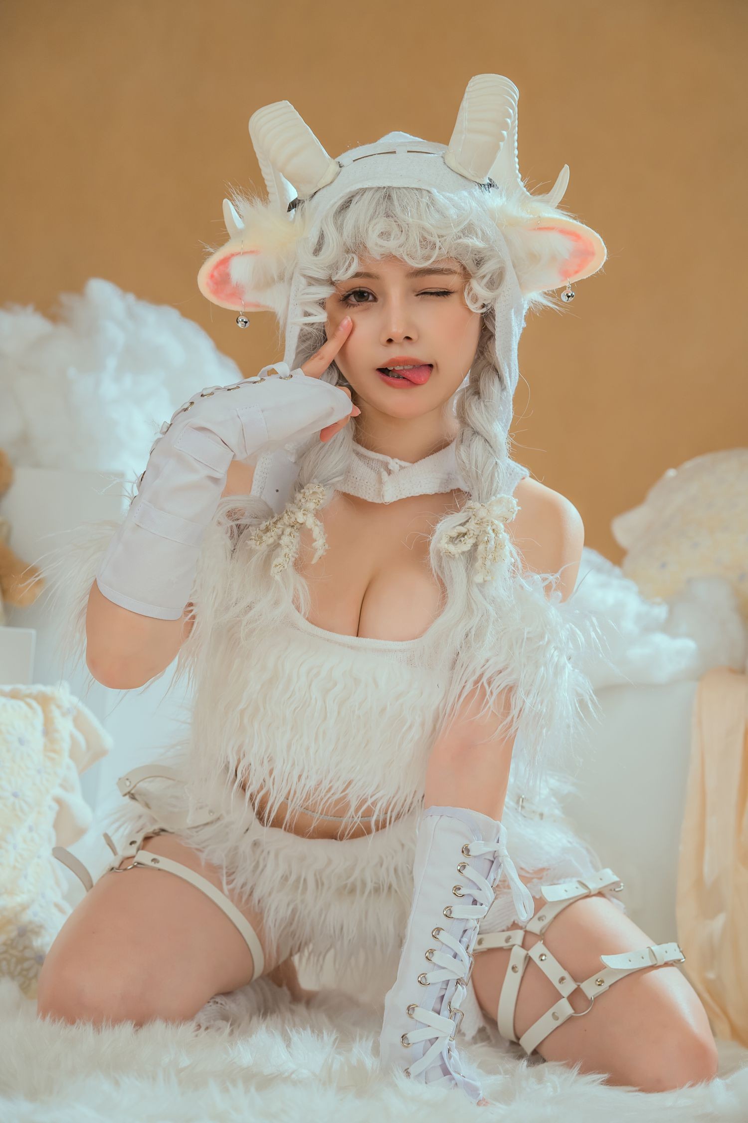 美女动漫博主七月喵子性感Cosplay写真幻想兽娘集 日食篇 (6)