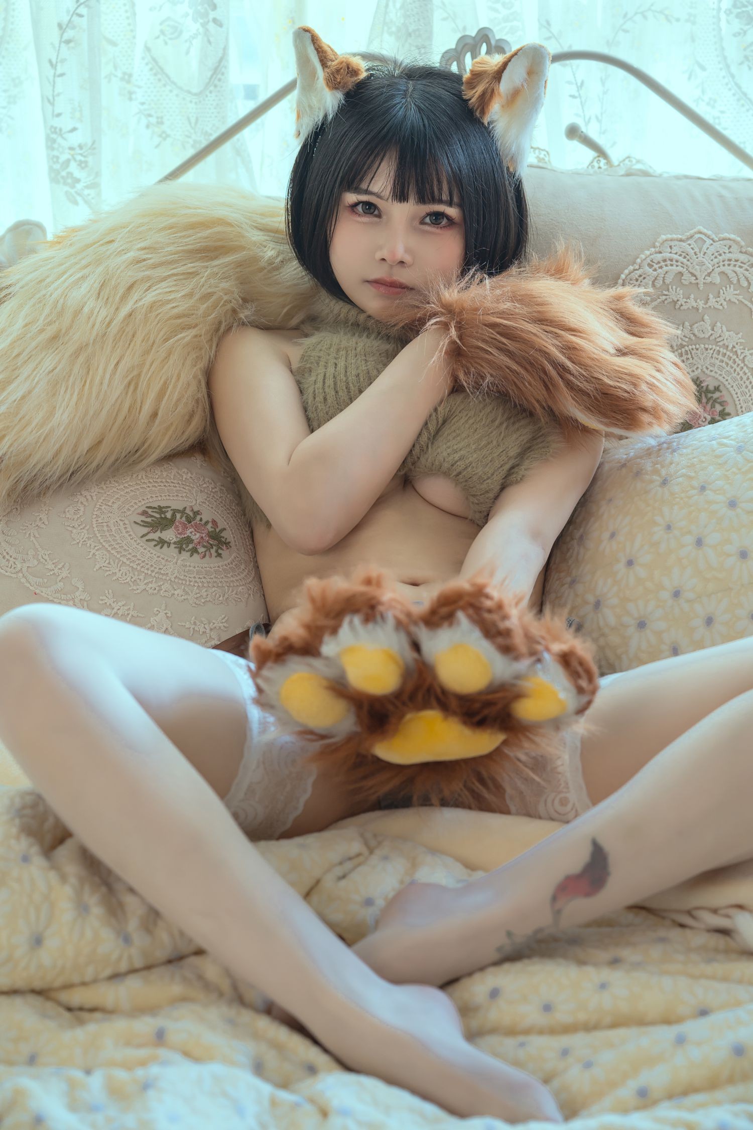 美女动漫博主七月喵子性感Cosplay写真幻想兽娘集 日食篇 (36)