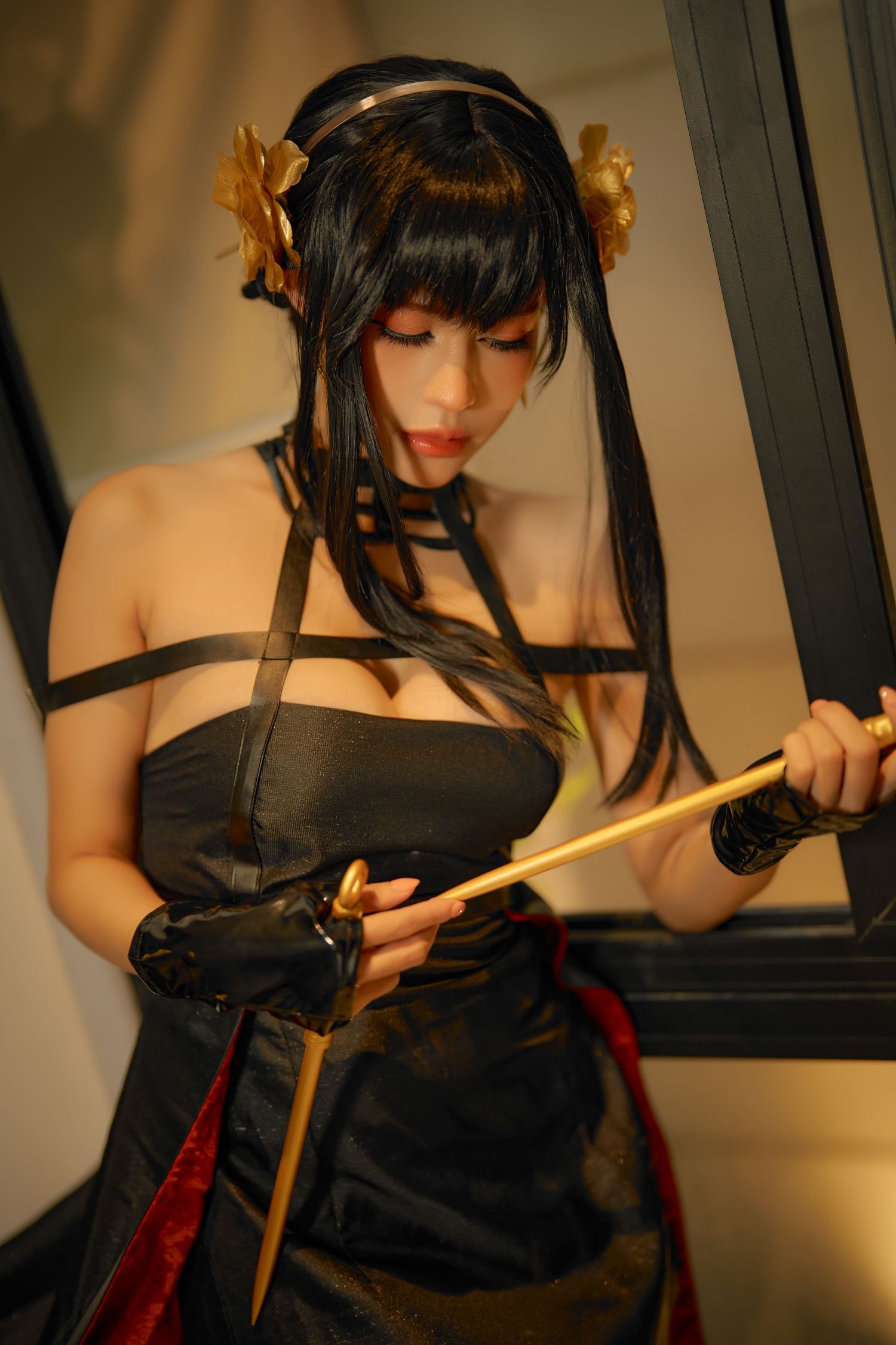 美女动漫博主 PingPing 性感Cosplay写真 Yor (7)