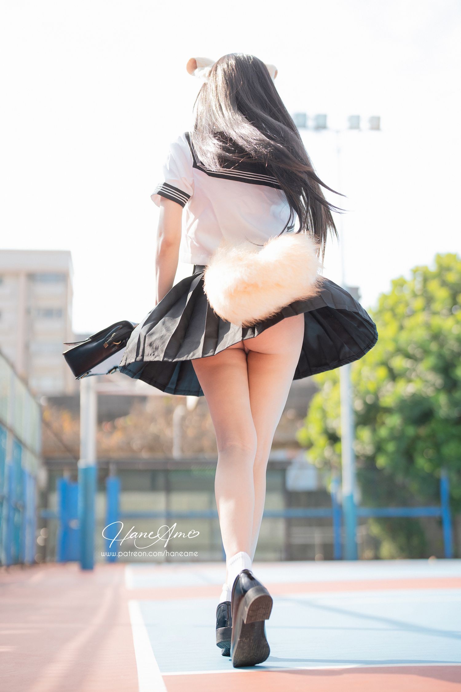 美女动漫博主 Hane Ame 雨波性感Cosplay写真 Original Shiba JK 柴犬學妹 (19)