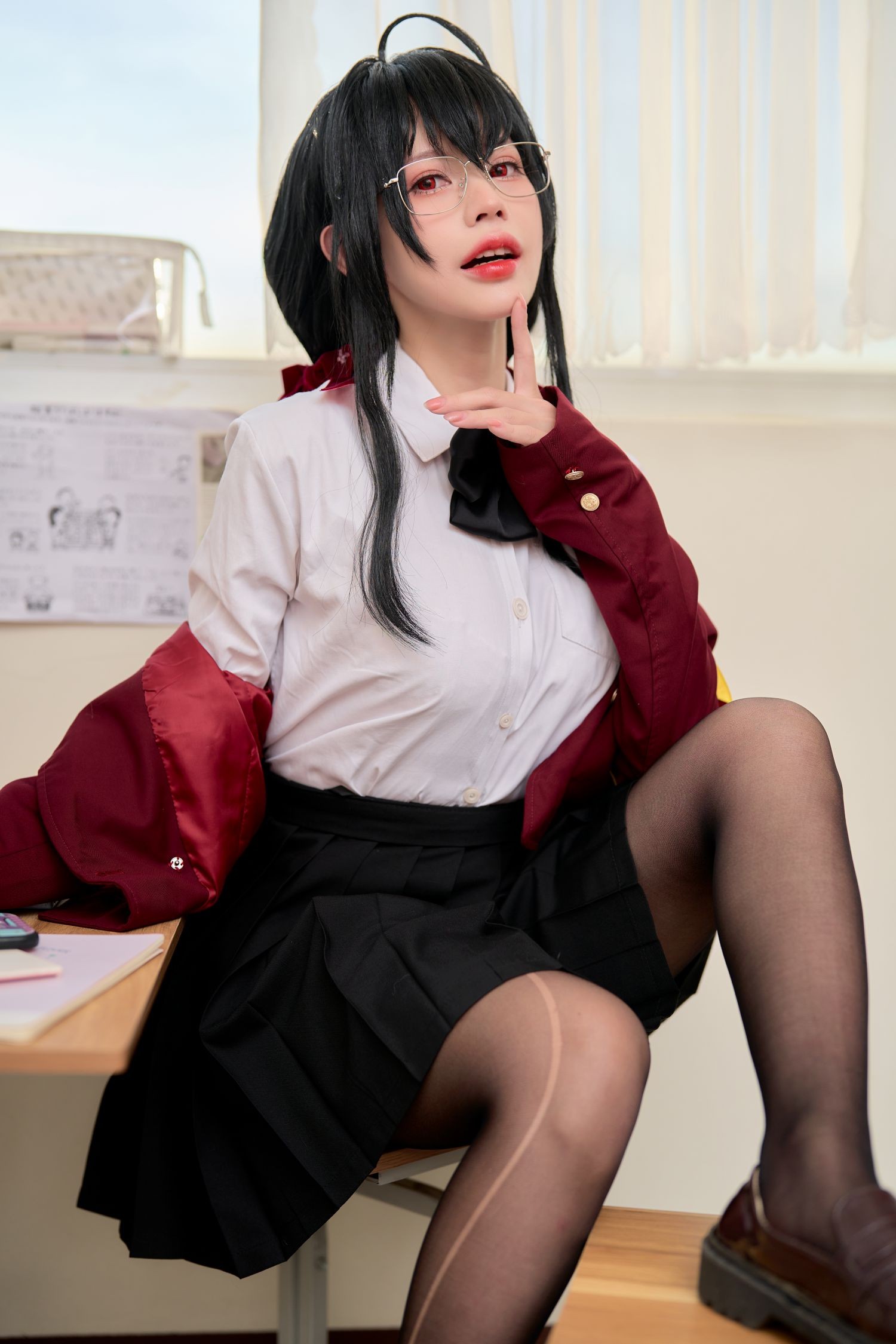 美女动漫博主 PingPing 性感Cosplay写真 Taihou (15)