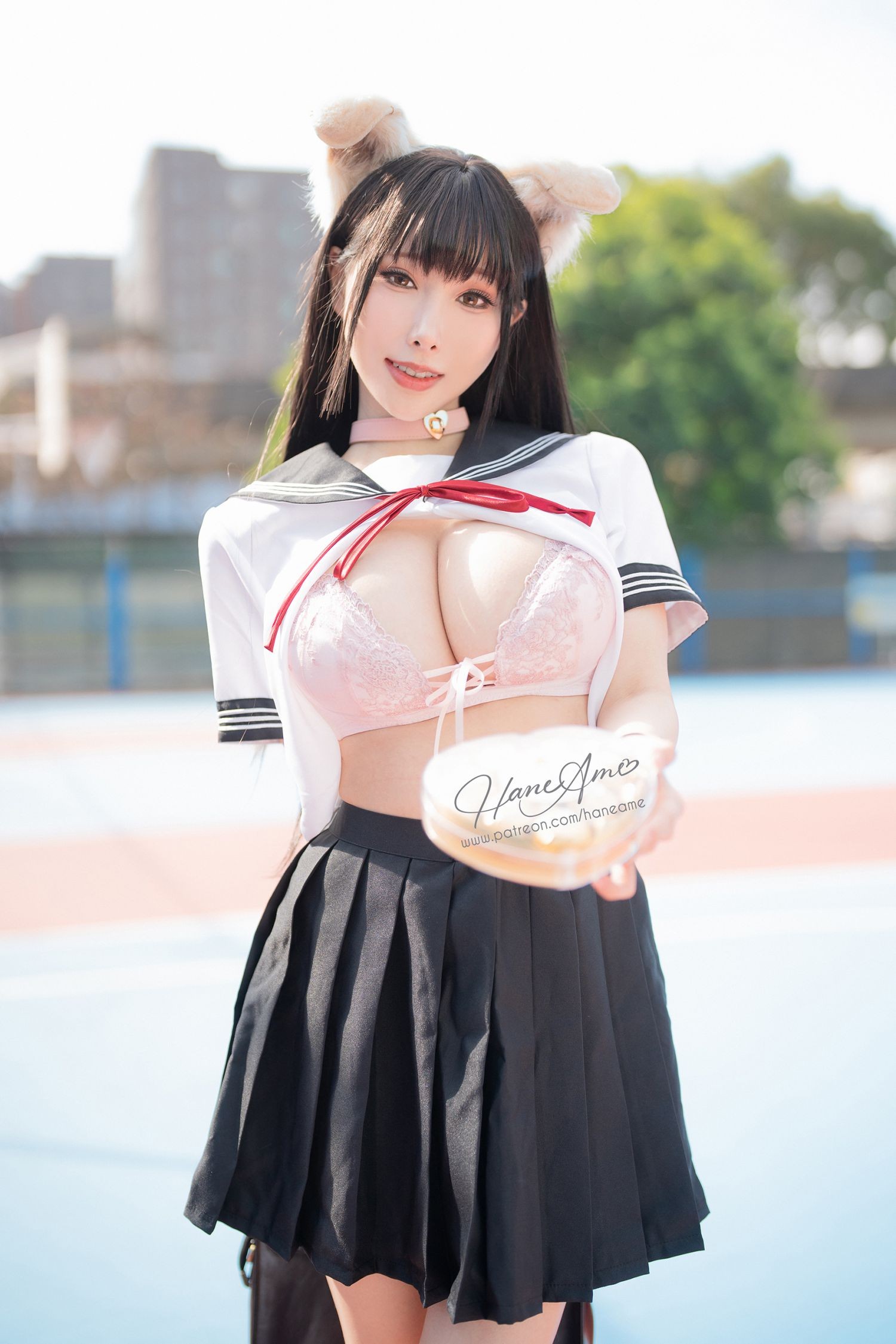 美女动漫博主 Hane Ame 雨波性感Cosplay写真 Original Shiba JK 柴犬學妹 (17)