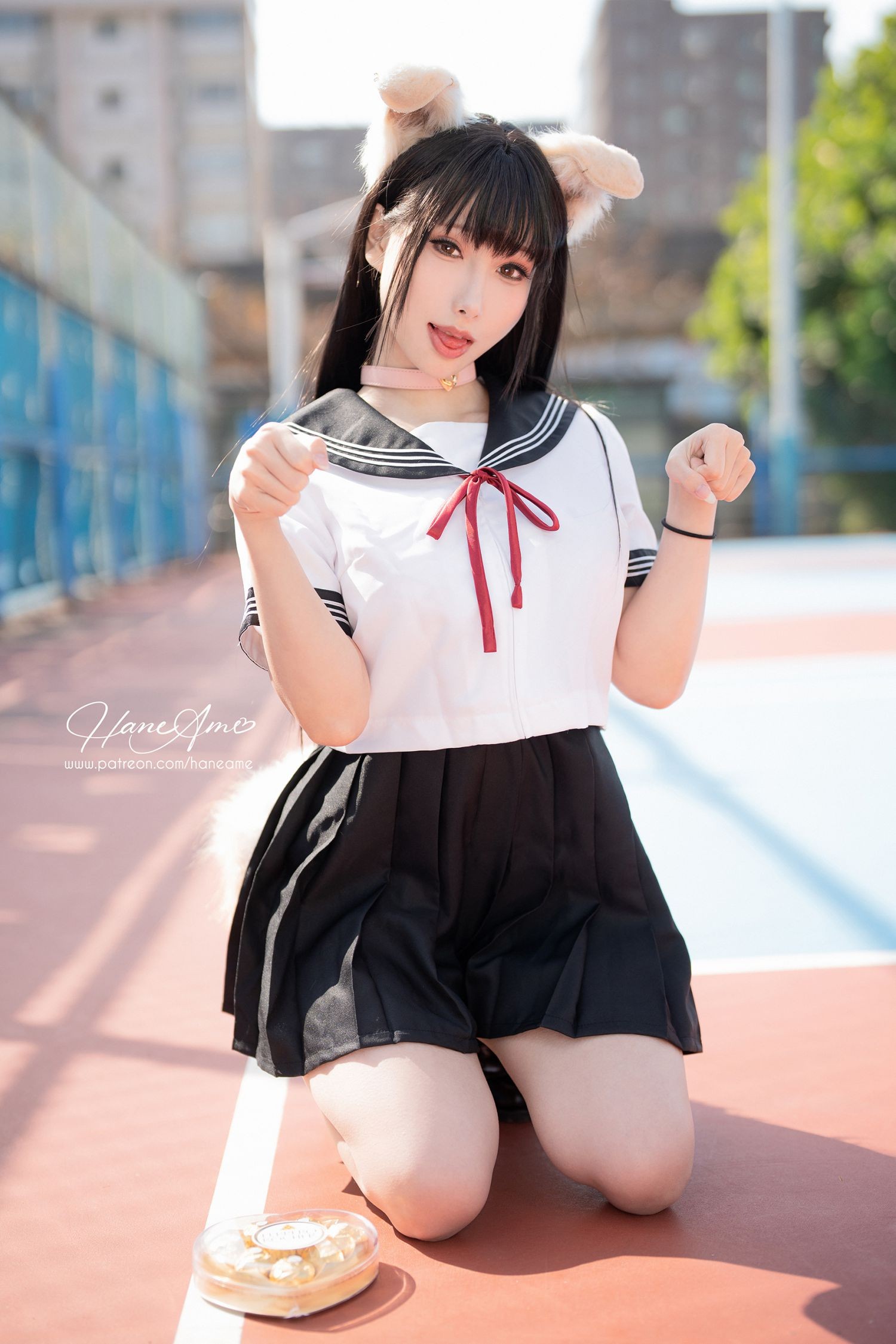 美女动漫博主 Hane Ame 雨波性感Cosplay写真 Original Shiba JK 柴犬學妹 (3)