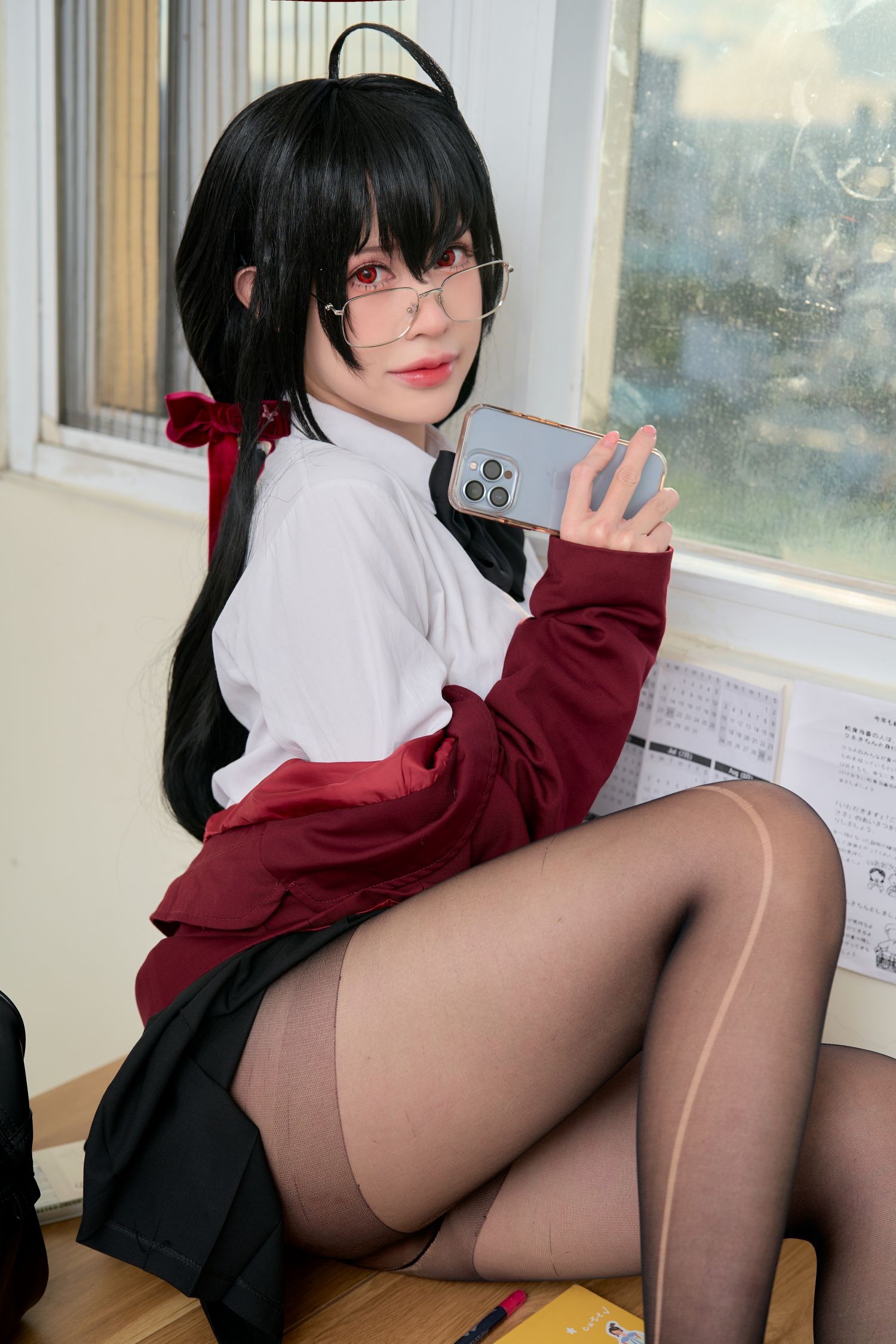 美女动漫博主 PingPing 性感Cosplay写真 Taihou (7)