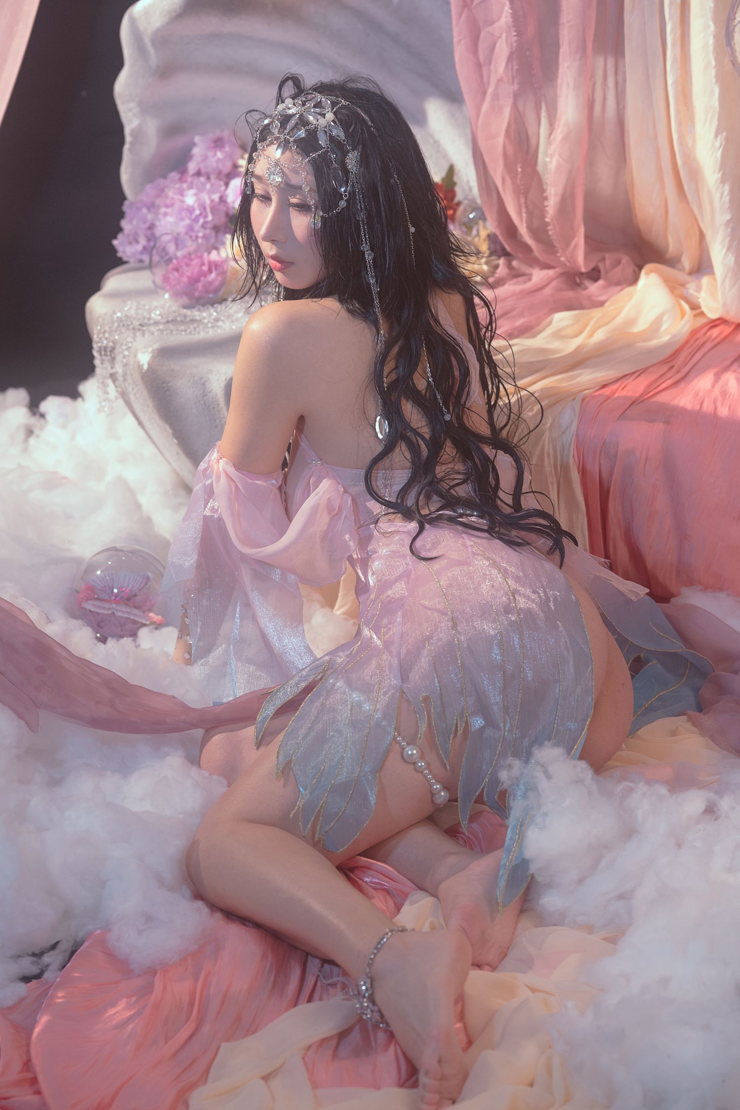 美女动漫博主云溪溪性感Cosplay写真奶桃海的女儿 (15)