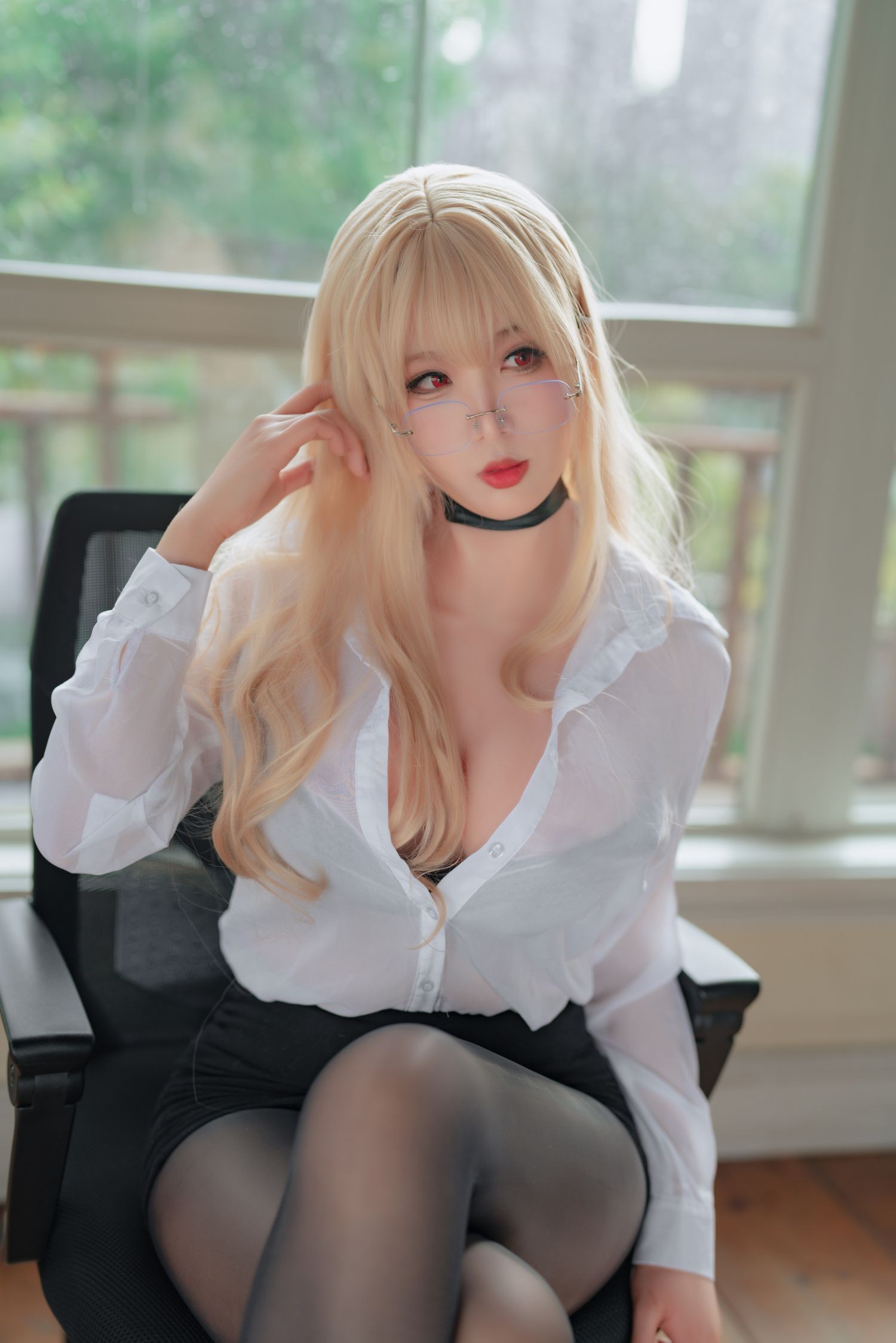 美女动漫博主轩萧学姐性感Cosplay写真怨仇 (23)