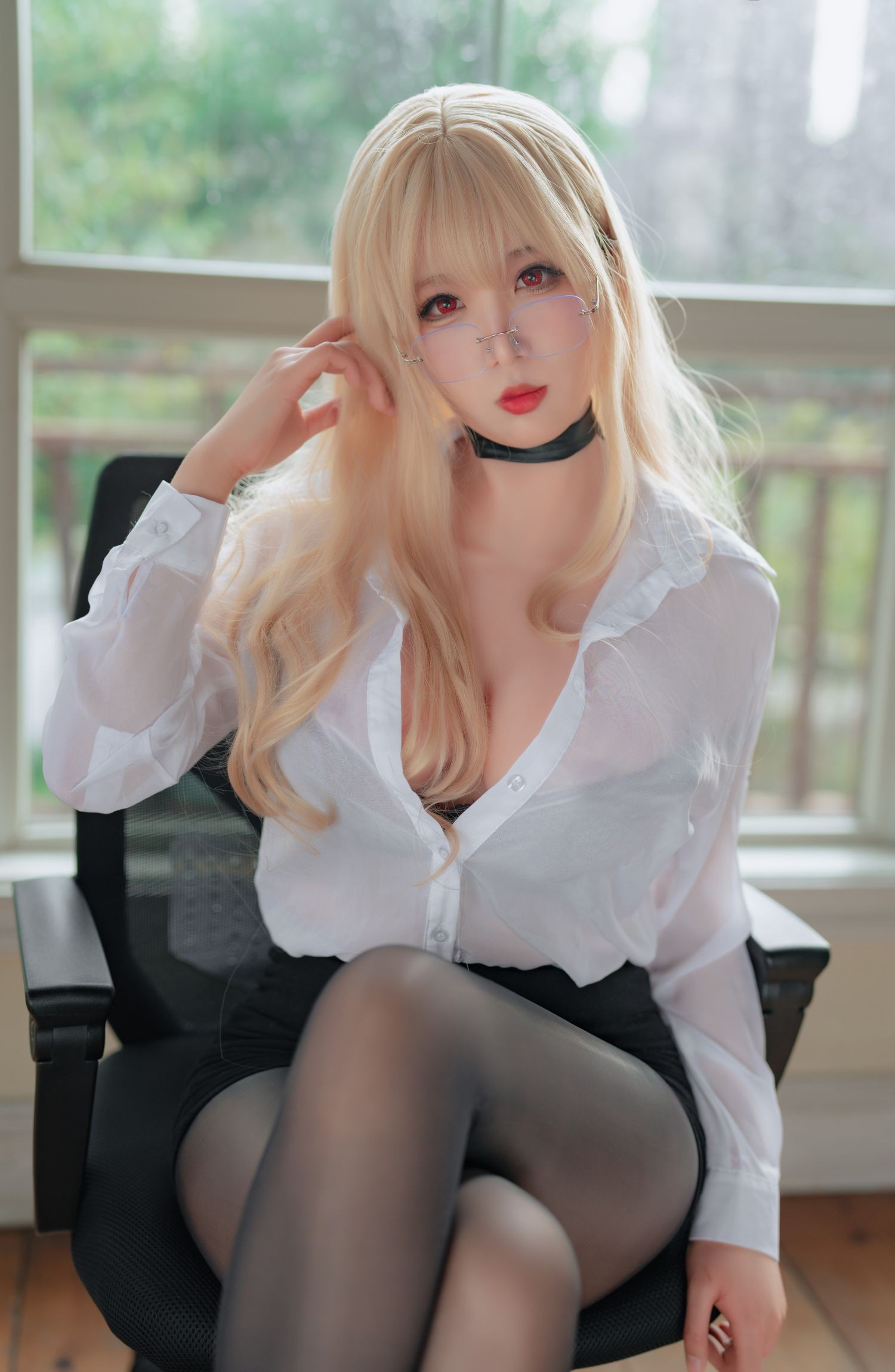 美女动漫博主轩萧学姐性感Cosplay写真怨仇 (22)