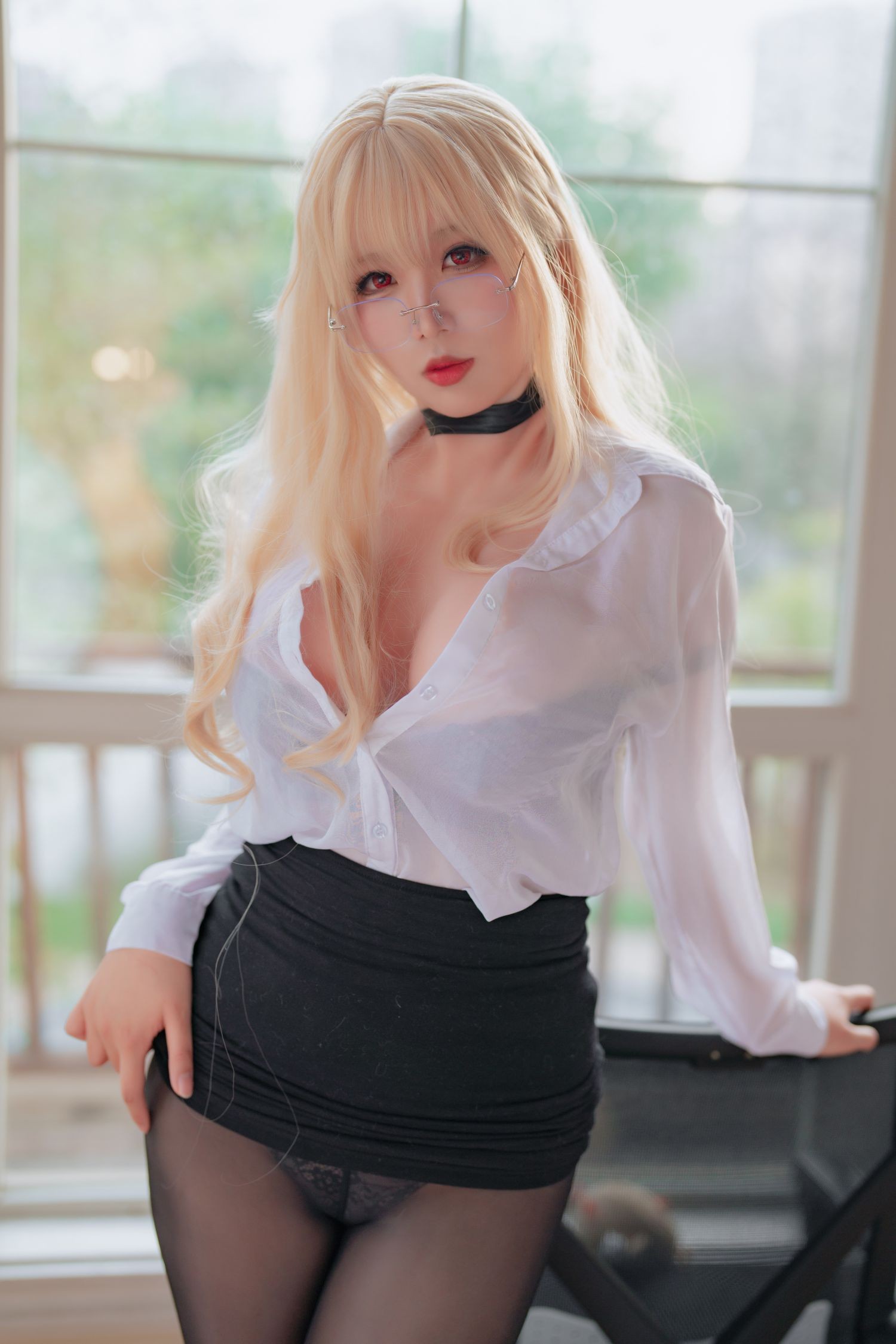 美女动漫博主轩萧学姐性感Cosplay写真怨仇 (42)