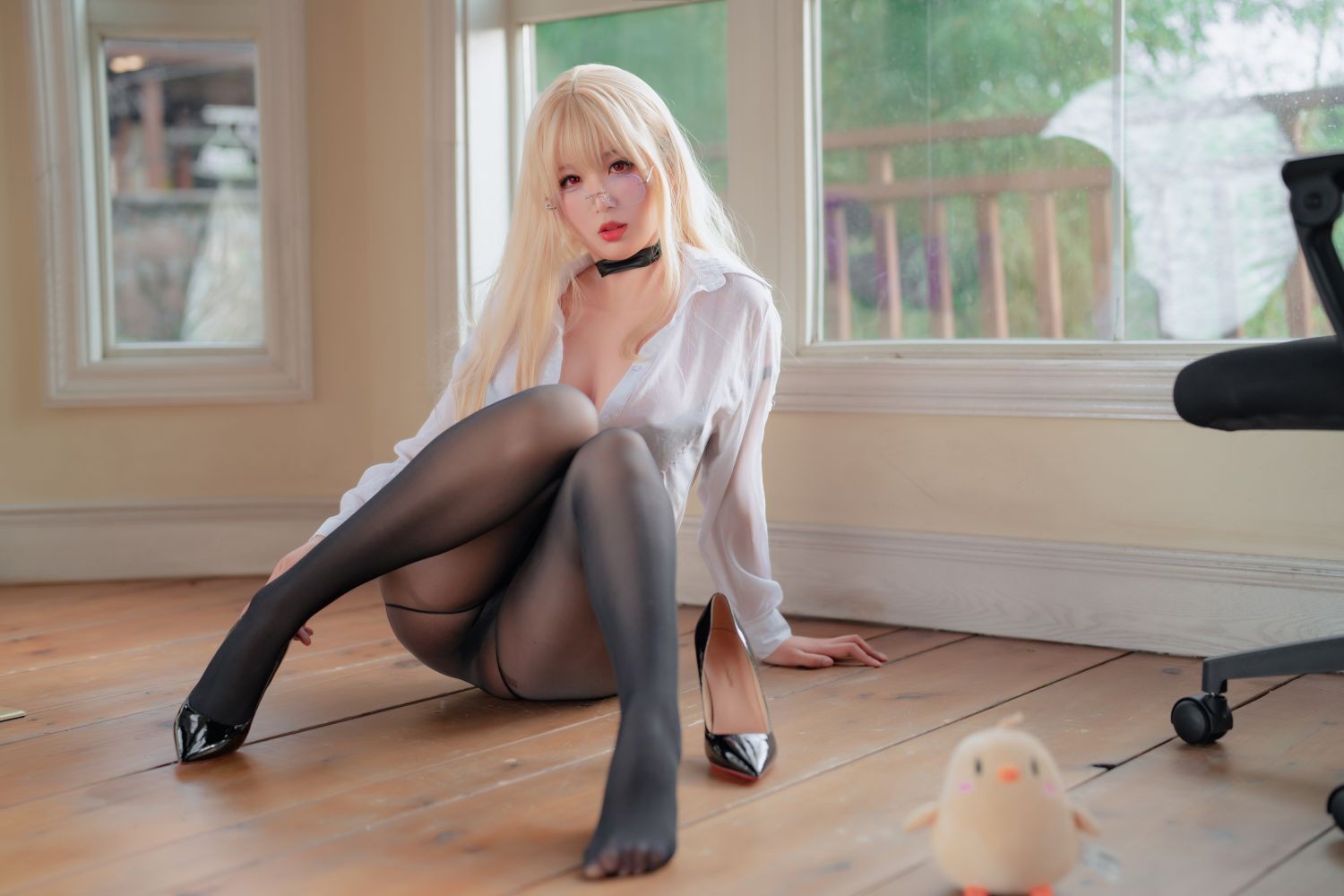 美女动漫博主轩萧学姐性感Cosplay写真怨仇 (25)