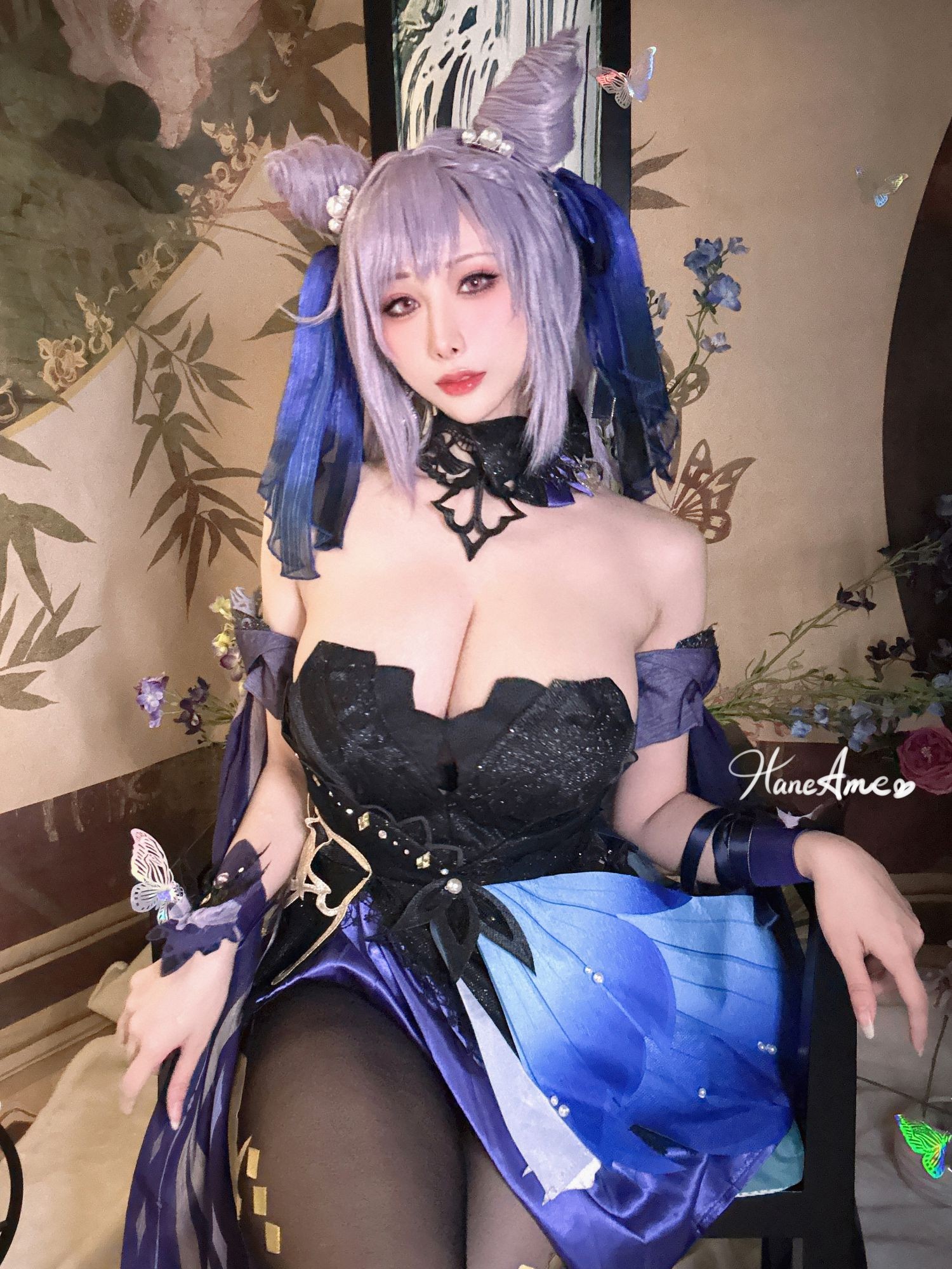 美女动漫博主雨波性感Cosplay写真 GenshinImpact 刻晴 (15)