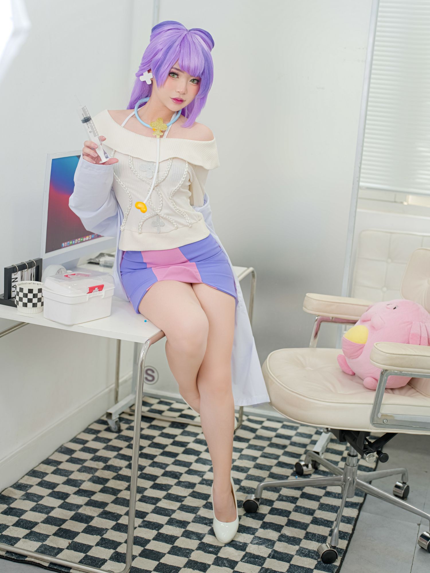 美女动漫博主 ZinieQ 性感Cosplay写真 Miriam Pokemon (4)