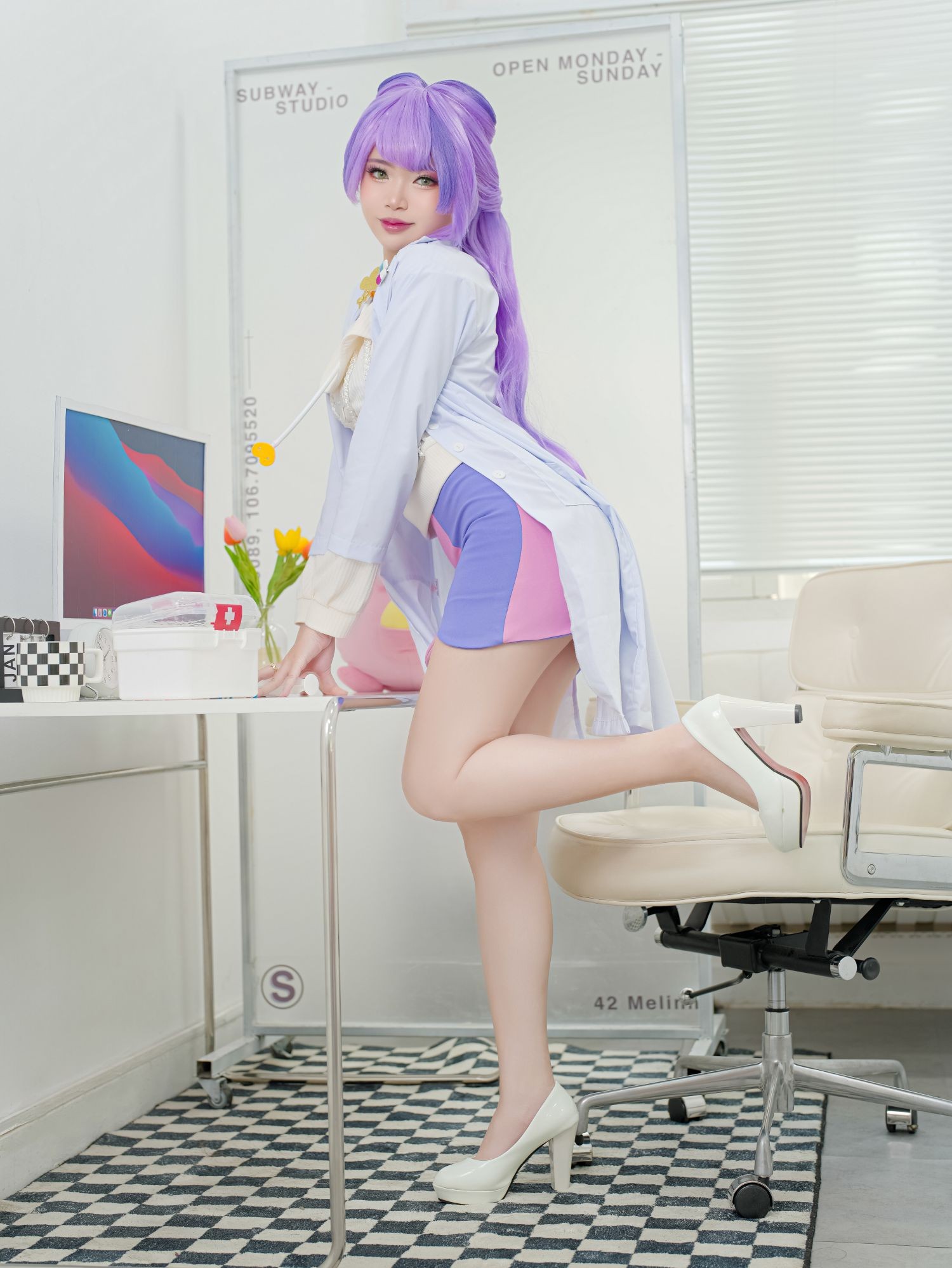 美女动漫博主 ZinieQ 性感Cosplay写真 Miriam Pokemon (5)