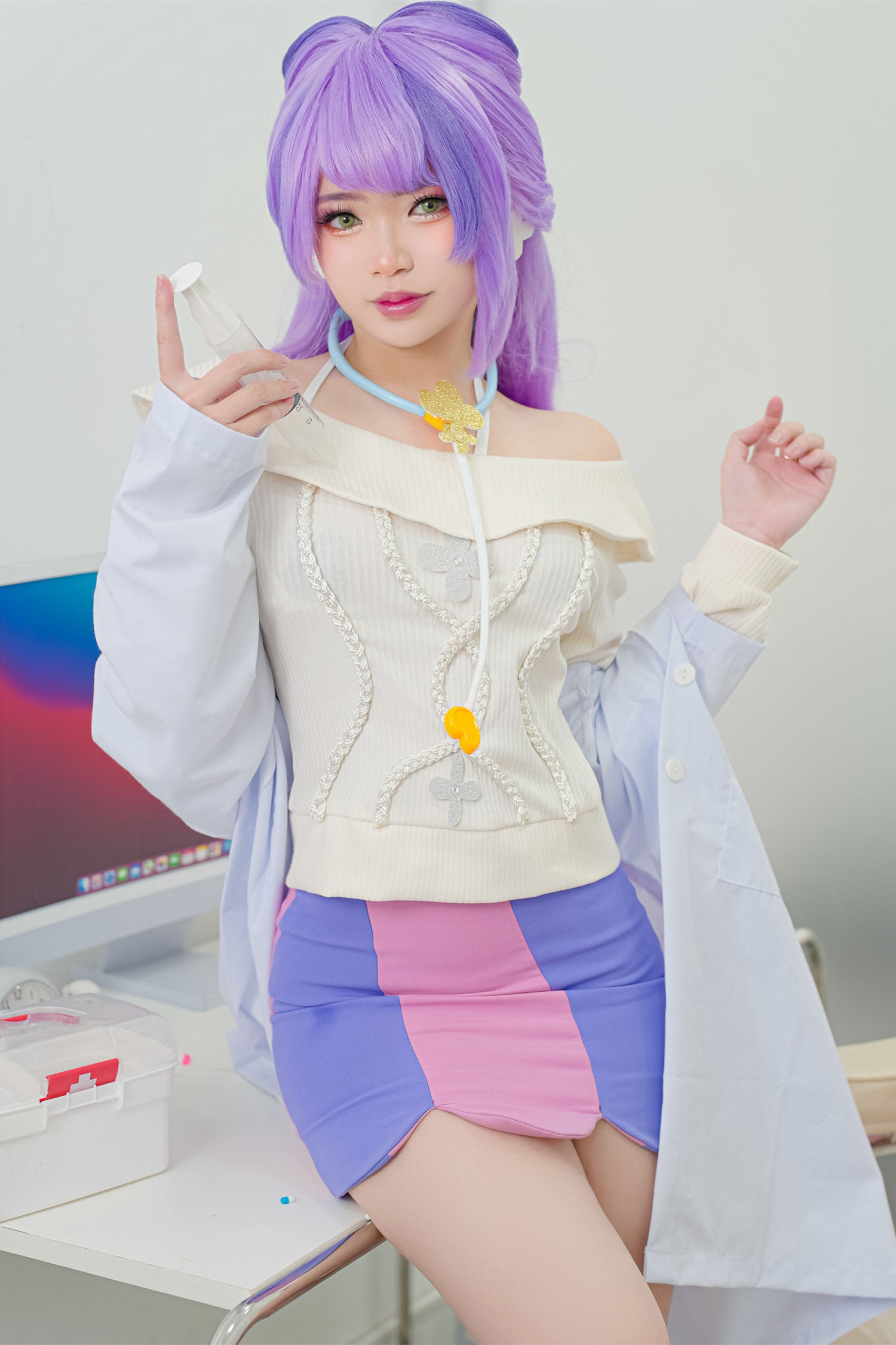 美女动漫博主 ZinieQ 性感Cosplay写真 Miriam Pokemon (1)