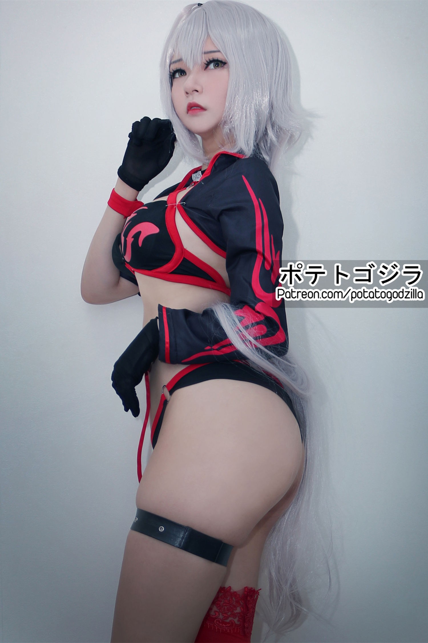 美女动漫博主 Potato Godzilla 性感Cosplay写真 Jeanne Alter Summer (1)