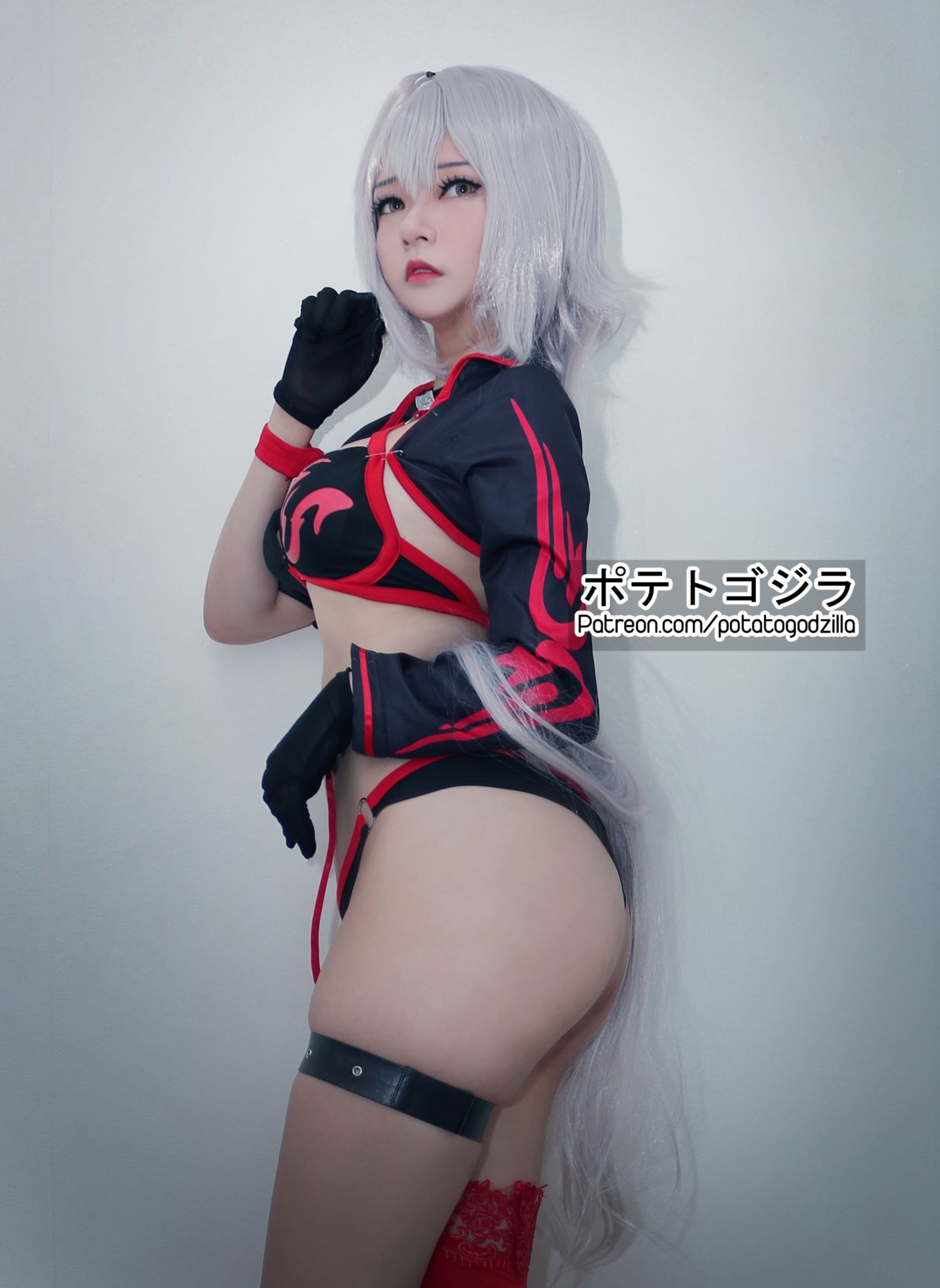 美女动漫博主 Potato Godzilla 性感Cosplay写真 Jeanne Alter Summer (11)