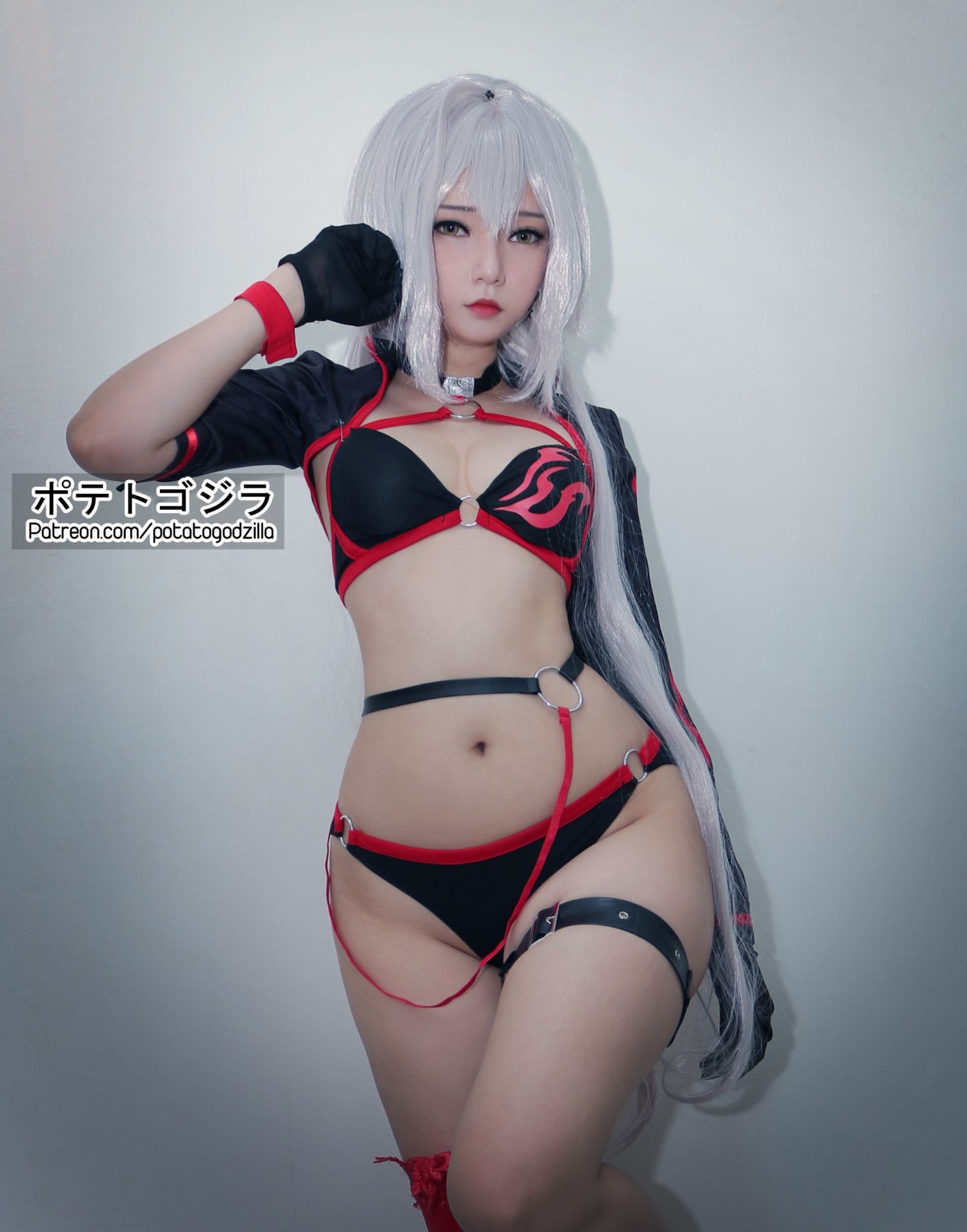 美女动漫博主 Potato Godzilla 性感Cosplay写真 Jeanne Alter Summer (8)