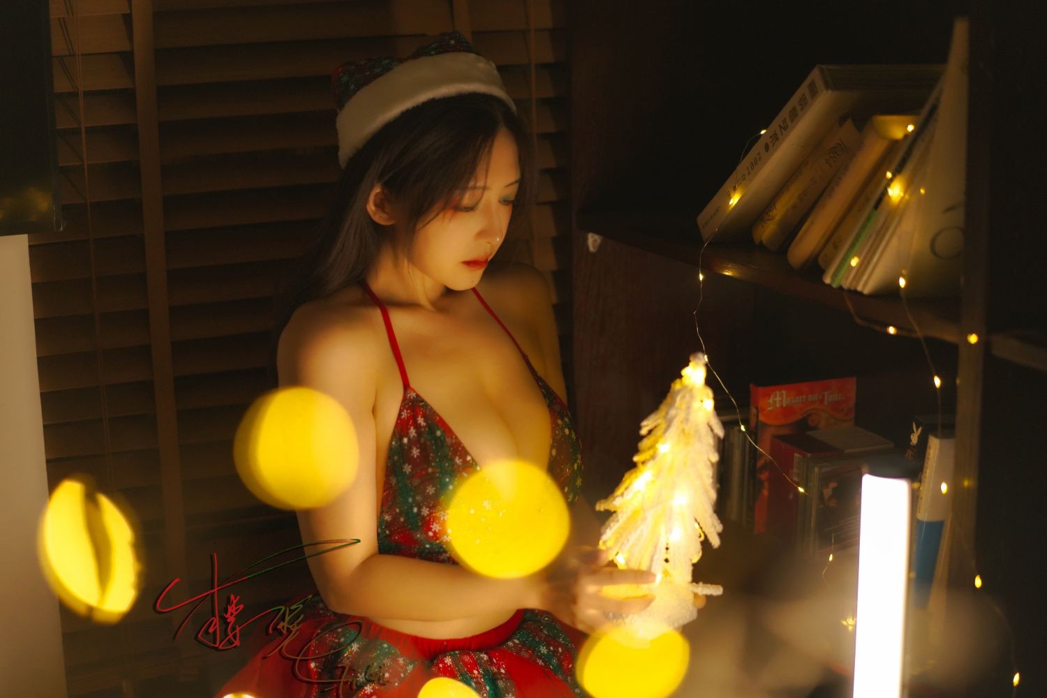 美女动漫博主樱晚gigi性感Cosplay写真 Christmas Day (19)