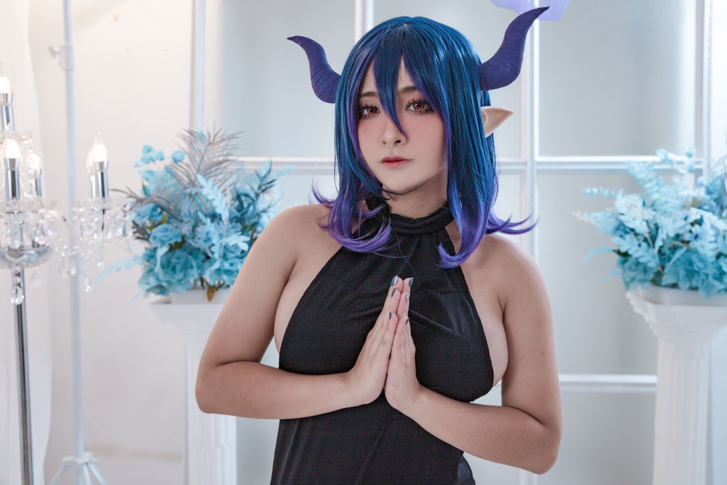 美女动漫博主洛璃LoLiSAMA性感Cosplay写真维尔梅 (15)